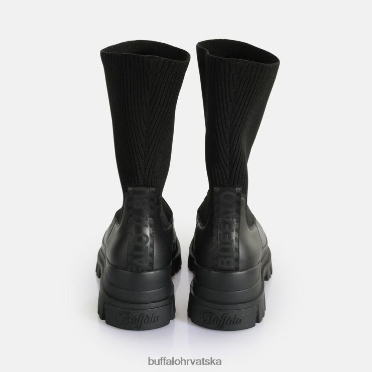 crno Buffalo aspha sock boot short boot vegan |čizme TDD6T538